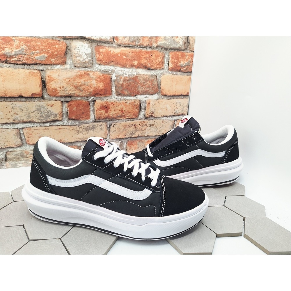 Vans Old Skool Overt ComfyCush Black White Chunky Sneakers 2022 Women's 7.5 Over - Picture 3 of 10
